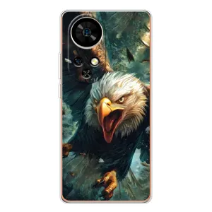 Чохол з картинкою 'Хижаки' для Ulefone Note 17 Pro (Орел у польоті)