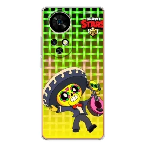 Чехлы Brawl Stars для Ulefone Note 17 Pro (AlphaPrint) (Поко в самбреро)