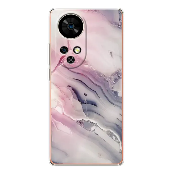Чохол з принтом «Пурпурний Мрамор» для Ulefone Note 17 Pro