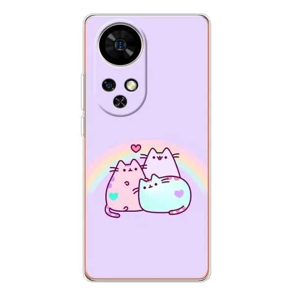Чехол с принтом «Радужные котики» для Ulefone Note 17 Pro