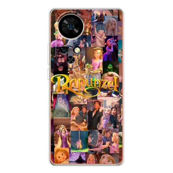 Чохол з принтом «Колаж Рапунцель» для Ulefone Note 17 Pro