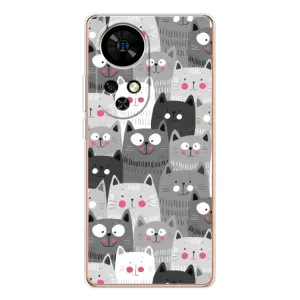 Чохли з Котиками для Ulefone Note 17 Pro (VPrint) (Мальовані котики)