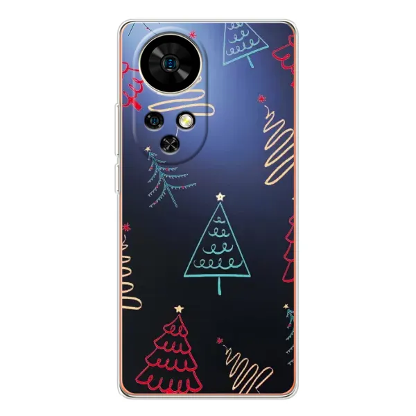 Чохол з принтом «Різдвяні ялинки» для Ulefone Note 17 Pro Чохол з принтом «Різдвяні ялинки» для Ulefone Note 17 Pro