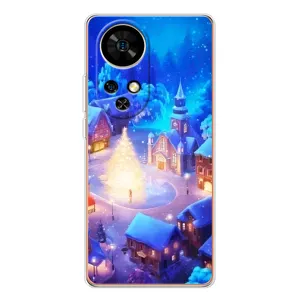 Різдвяні Чохли для Ulefone Note 17 Pro (VPrint) (Різдвяне місто)