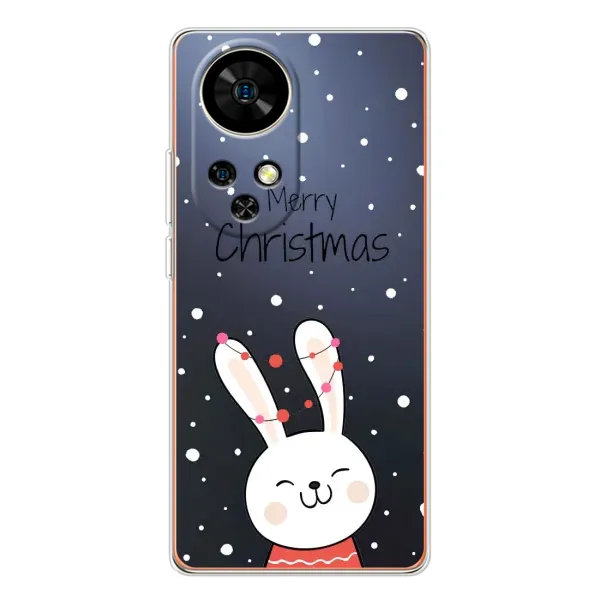 Чохол з принтом «Різдвяний заєць» для Ulefone Note 17 Pro Чохол з принтом «Різдвяний заєць» для Ulefone Note 17 Pro