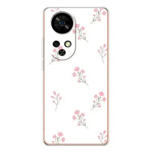 Чохол з розовим принтом для Ulefone Note 17 Pro (Рожеві квіти)