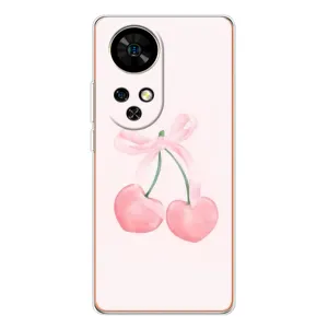 Чохол з розовим принтом для Ulefone Note 17 Pro (Рожеві вишні)