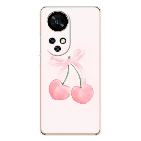 Чехол с принтом «Розовые вишни» для Ulefone Note 17 Pro
