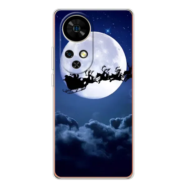 Чохол з принтом «Санта - місяць» для Ulefone Note 17 Pro