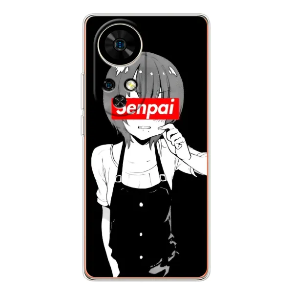 Чохол з принтом «Senpai» для Ulefone Note 17 Pro