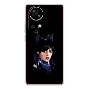 Чохли Венсдей на Ulefone Note 17 Pro Уенсдей (AlphaPrint) (серйозна Венздей)