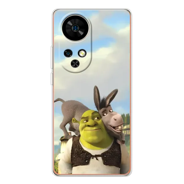 Чехол с принтом «Шрек и Осел» для Ulefone Note 17 Pro