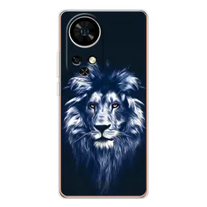 Чохол з картинкою ЛЕВ для Ulefone Note 17 Pro (VPrint) (Синій Лев)