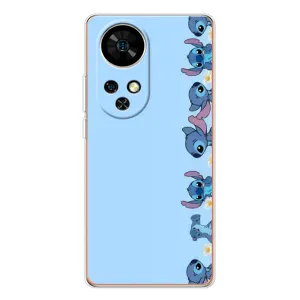 Чохол з принтом Стіч на Ulefone Note 17 Pro (Стіч фон)
