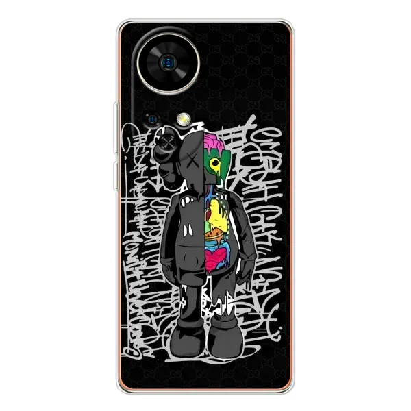 Чохол з принтом «Стиль Bearbrick» для Ulefone Note 17 Pro