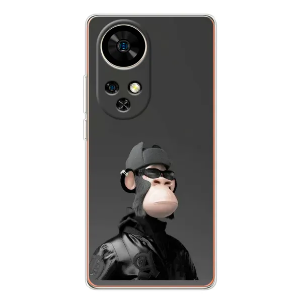 Чехол с принтом «стильная обезьяна NFT» для Ulefone Note 17 Pro