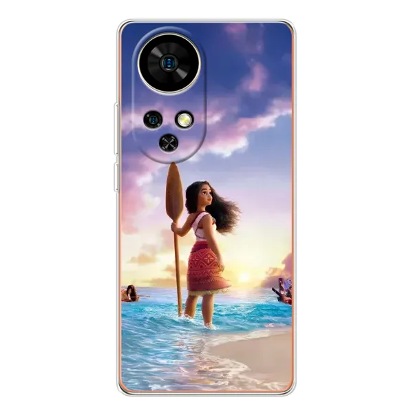 Чехол с принтом «Моана с веслом» для Ulefone Note 17 Pro