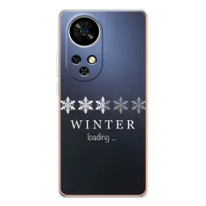Зимні Чохли для Нот 17 Про - прозорий фон (Winter loading)