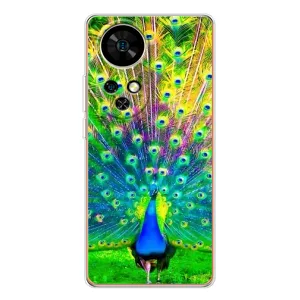Чохол з пташками на Ulefone Note 17 Pro (VPrint) (Яскравий Павлин)