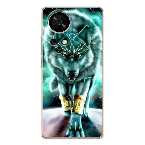 Чохол з принтом «Яскравий вовк» для Ulefone Note 17 Pro Чохол з принтом «Яскравий вовк» для Ulefone Note 17 Pro