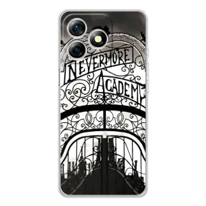 Чехол с дизайном Венздей 2 на Ulefone Note 18 Pro (Ворота Академии Невермор)