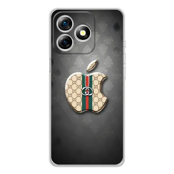 Чехол с принтом «Apple gucci» для Ulefone Note 18 Pro