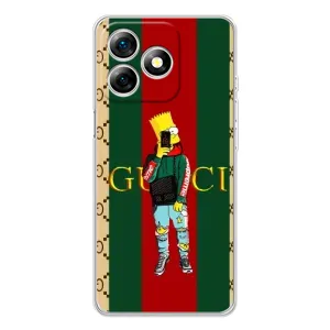 Брендновые Чехлы для Ulefone Note 18 Pro - (PREMIUMPrint) (Барт ГУЧЧИ)
