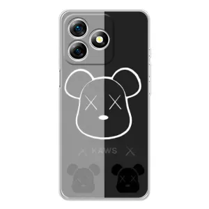 Чехлы для Ulefone Note 18 Pro - Bearbrick Louis Vuitton (PREMIUMPrint) (БеарБрик глаза)