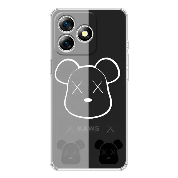 Чехол с принтом «БеарБрик глаза» для Ulefone Note 18 Pro