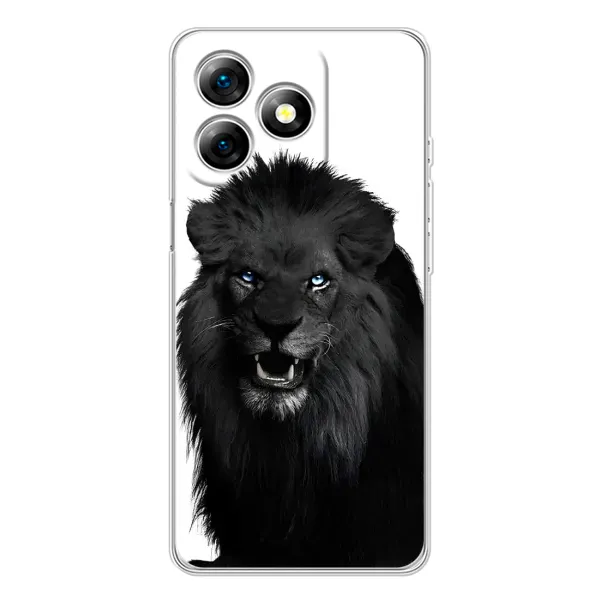 Чехол с принтом «Черный ЛЕВ» для Ulefone Note 18 Pro