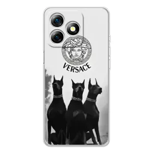 Чехлы VERSACE для Нот 18 Про (PREMIUMPrint) (Доберман Версаче)