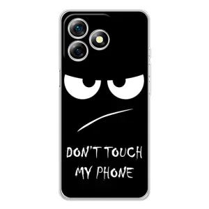 Чехол для Нот 18 Про - (AlphaPrint) с печатью (ТОП продаж) (Dont Touch)