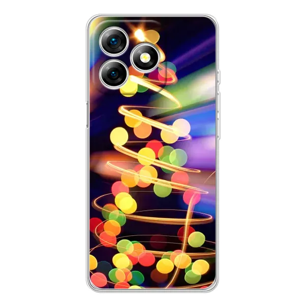 Чохол з принтом «Ялинка в огоньках» для Ulefone Note 18 Pro
