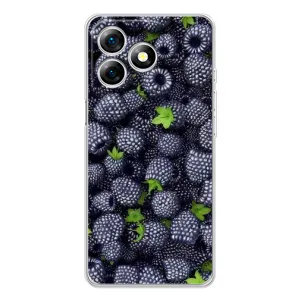 Чехлы с Фруктами для Ulefone Note 18 Pro (VPrint) (Ежевика)