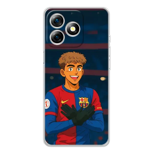 Чехол с принтом «Футболист Ямаль» для Ulefone Note 18 Pro