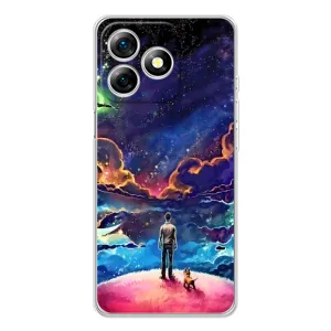 Космические Чехлы для Нот 18 Про (VPrint) (Галактический вид)