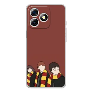 Чехлы с Гарри Поттером для Ulefone Note 18 Pro (AlphaPrint) (Гарри с друзьями)