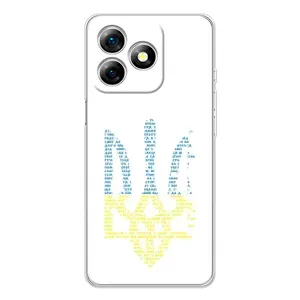 Чехлы для Ulefone Note 18 Pro Укр. Символика (AlphaPrint) (Герб из букв)