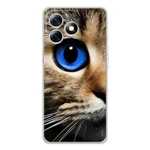 Чехлы с Котиками для Ulefone Note 18 Pro (VPrint) (Глаз кота)