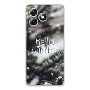 Новогодние, Праздничные Чехлы для Ulefone Note 18 Pro - 2024 год (Hello winter)