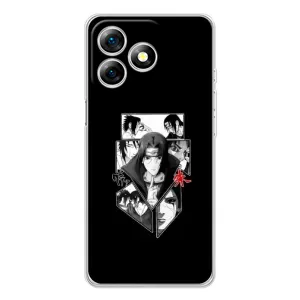 Чехлы на тему: Итачи Учиха для Ulefone Note 18 Pro (AlphaPrint) (коллаж Итачи)