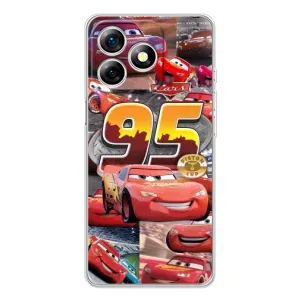 Силиконовый чехол Маквин для Ulefone Note 18 Pro (Коллаж Молния Маквин)