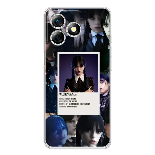 Чехол с принтом «коллаж Уэнздей» для Ulefone Note 18 Pro