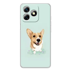 Чехлы с собаками для Ulefone Note 18 Pro (VPrint) (Корги)