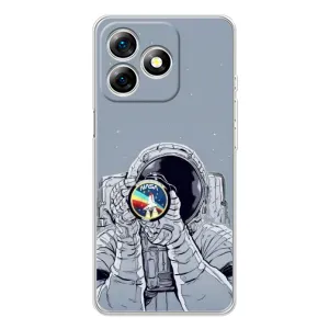 Чехол NASA для Ulefone Note 18 Pro (AlphaPrint) (Космонавт фото)