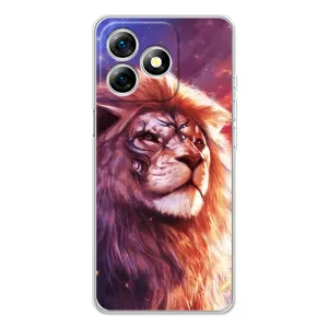 Чехол со Львом для Ulefone Note 18 Pro (VPrint) (Красочный Лев)