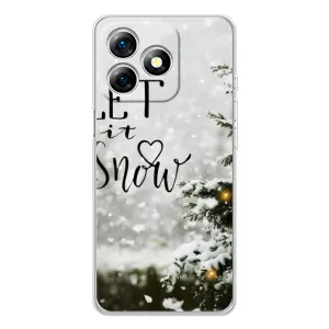 Новогодние, Праздничные Чехлы для Ulefone Note 18 Pro - 2024 год (Let it snow)