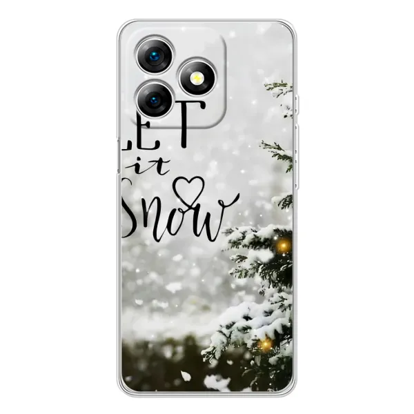 Чехол с принтом «Let it snow» для Ulefone Note 18 Pro