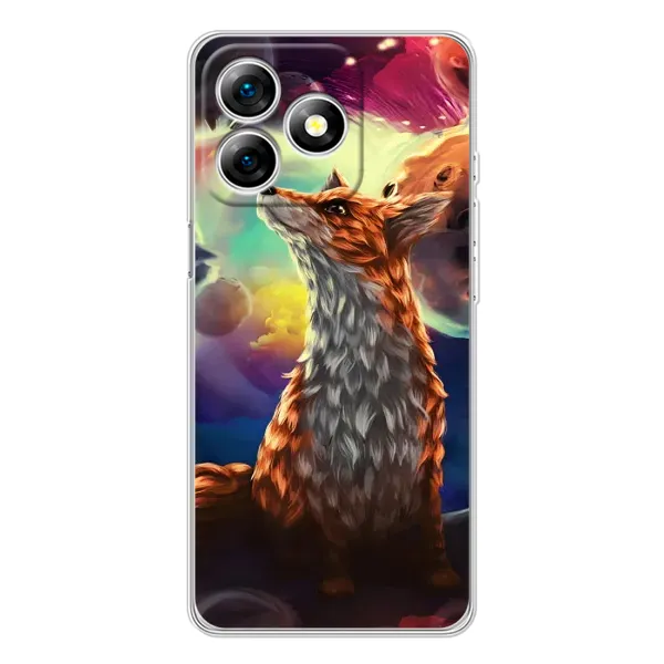 Чехол с принтом «Лисица в космосе» для Ulefone Note 18 Pro