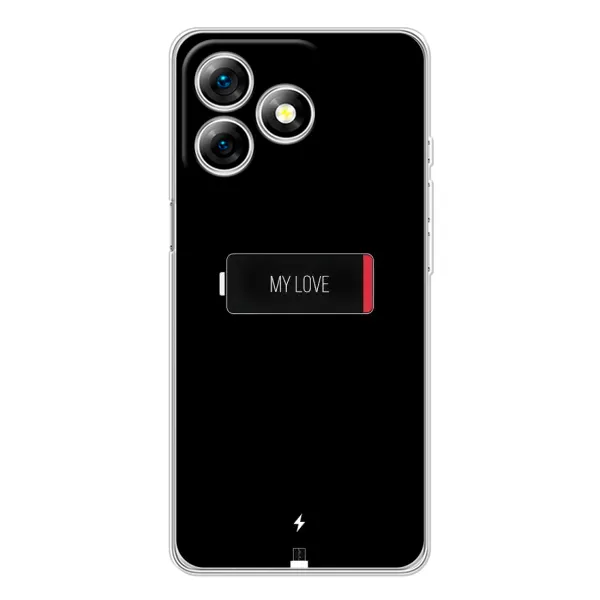 Чехол с принтом «Love battery» для Ulefone Note 18 Pro Чехол с принтом «Love battery» для Ulefone Note 18 Pro